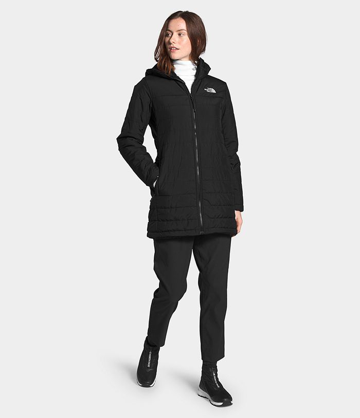 The North Face Parka Dames Mossbud Insulated Reversible VYNI14329 - Zwart